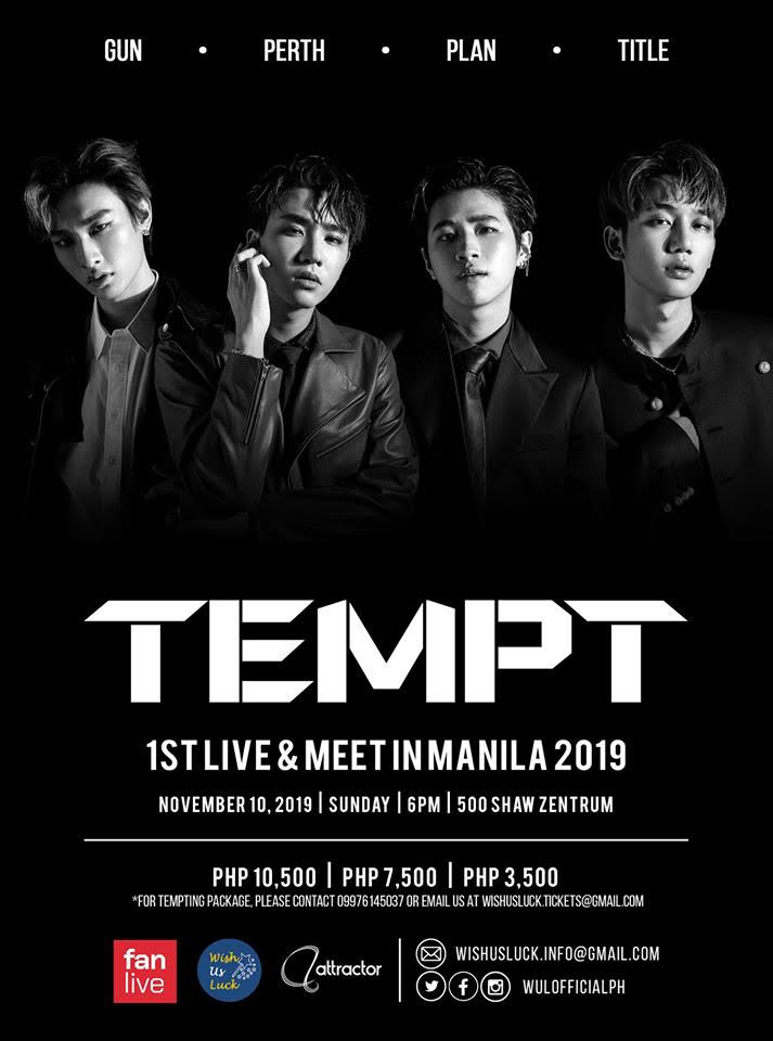 TEMPT 1st Live and Meet in Manila 2019