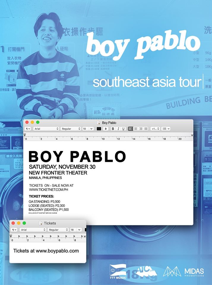 Boy Pablo Live in Manila 2019