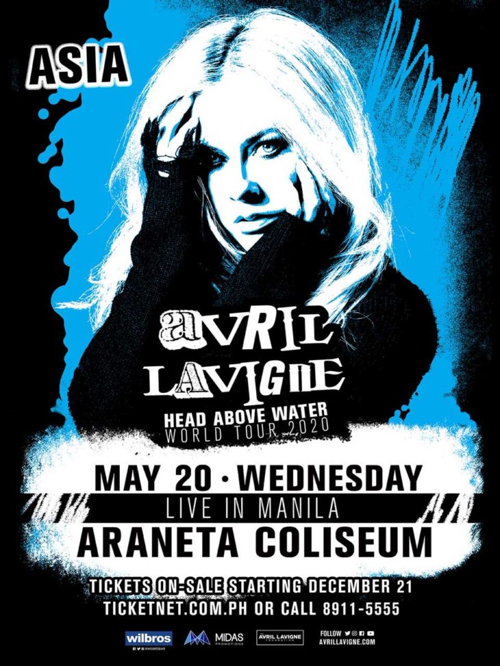 Avril Lavigne Live in Manila 2020 Postponed