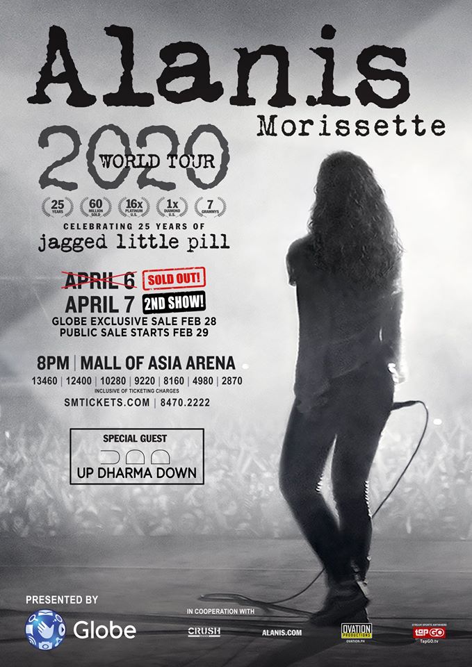 Alanis Morissette Live in Manila 2020 Postponed