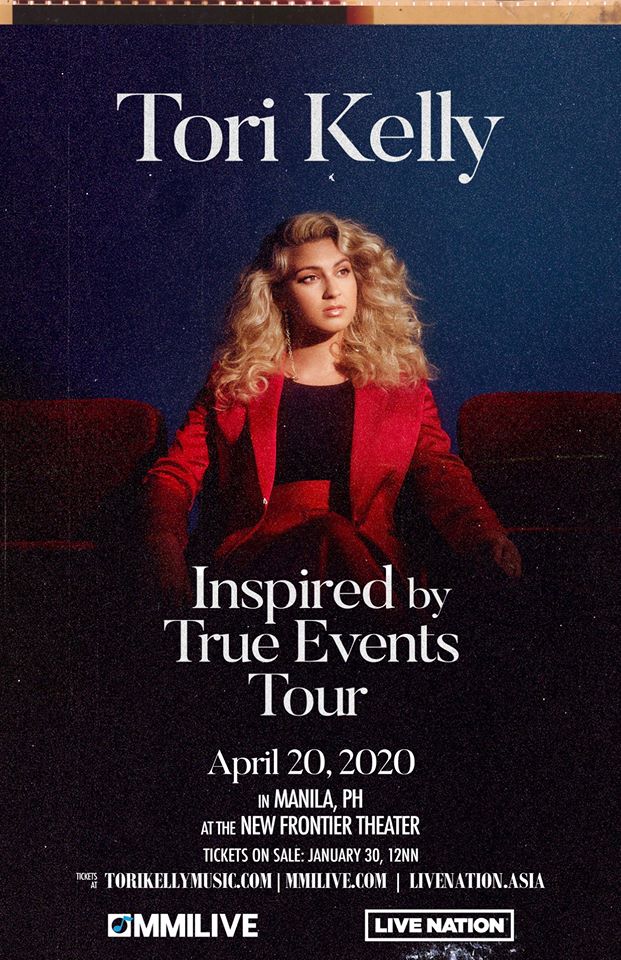 Tori Kelly Live in Manila 2020 Postponed