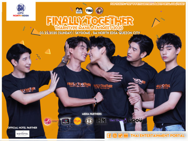 “Finally, Together: TharnType Manila Fan Meet 2020” Is Happening In March