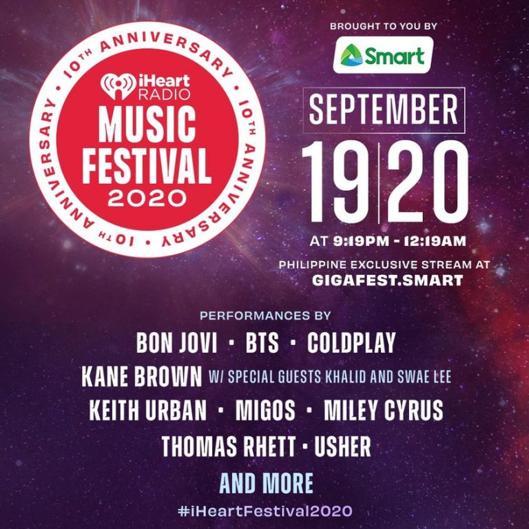 iHeart Radio Music Festival 2020 with Bon Jovi, BTS and Coldplay