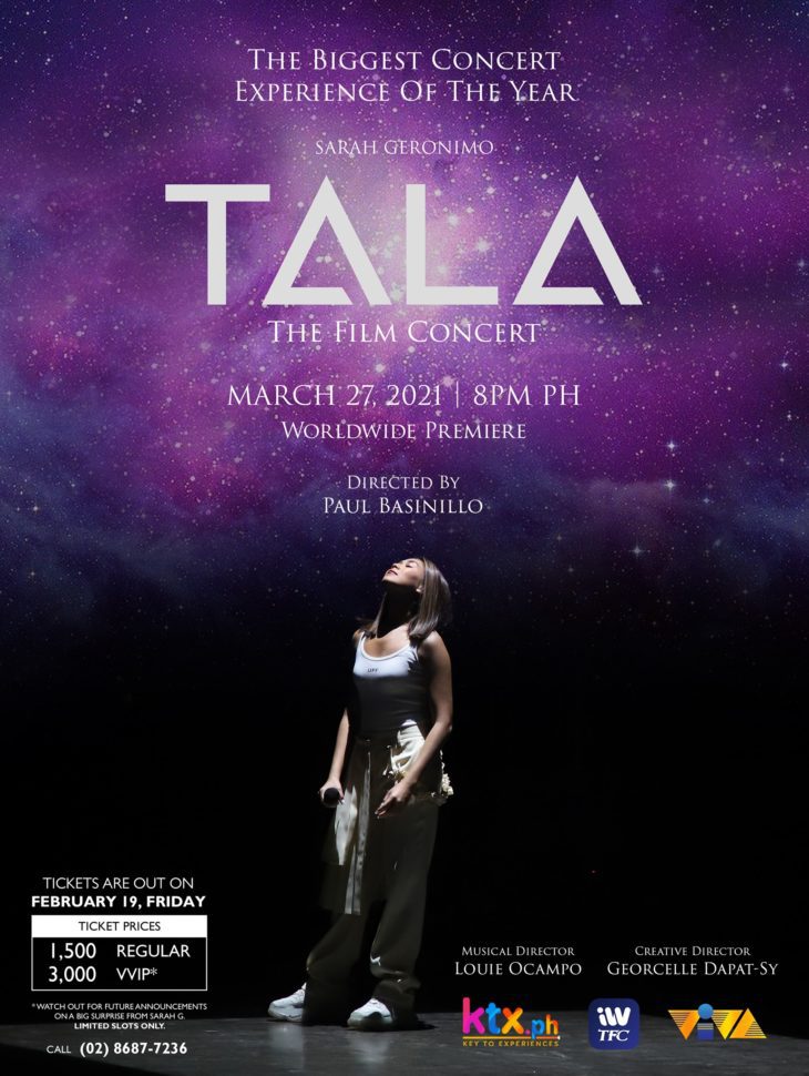 Sarah Geronimo Tala The Film Concert