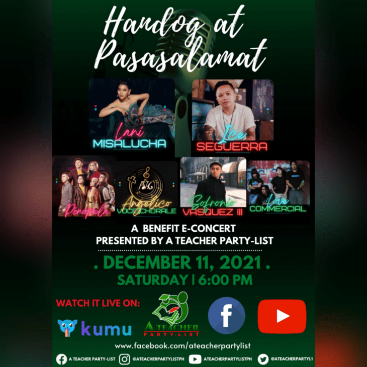 Lani Misalucha, Ice Seguerra and other OPM artists unite together for HANDOG AT PASASALAMAT