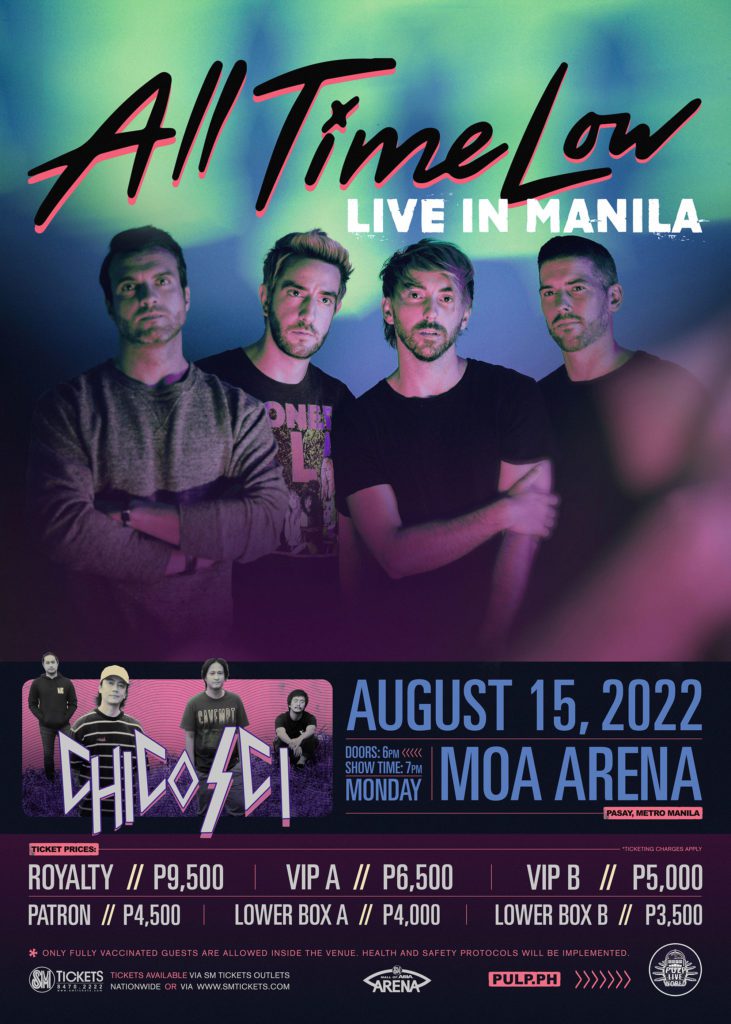 All Time Low Comes Back To Manila In August Philippine Concerts