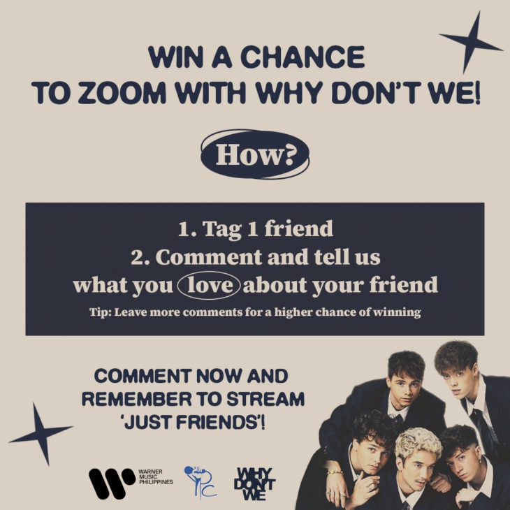 WIN ACCESS TO A PRIVATE ZOOM PARTY WITH WHY DON’T WE