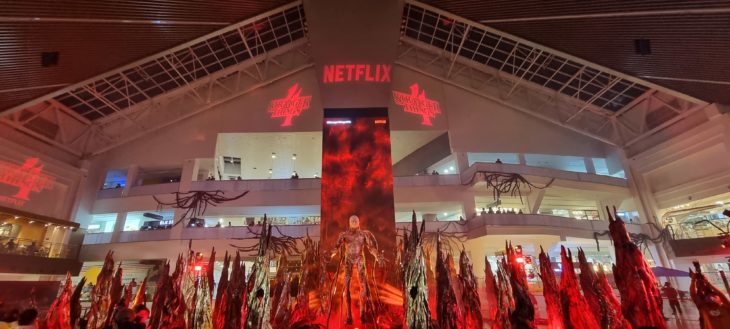 Stranger Things Turns Glorietta 4 Upside Down with Light Projection Mapping Show