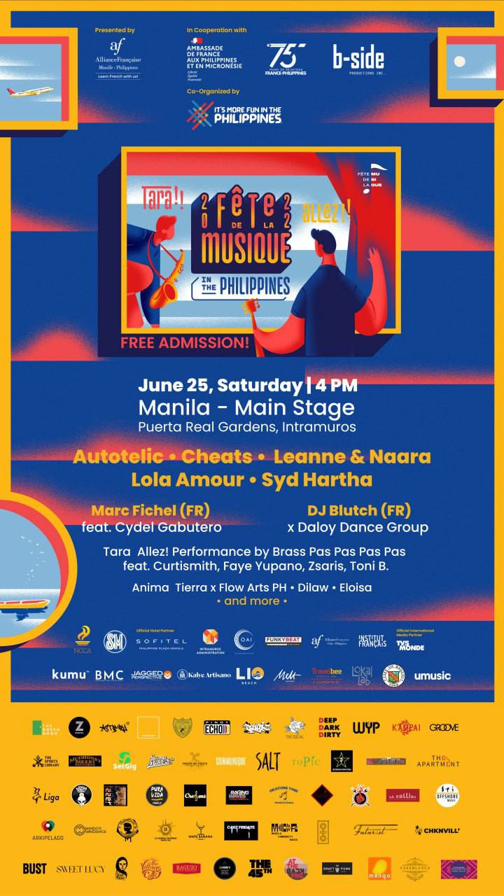 Zild joins Autotelic, Cheats, Leanne & Naara, Lola Amour, and many more artists at Fête de la Musique PH 2022 Intramuros stage on June 25th