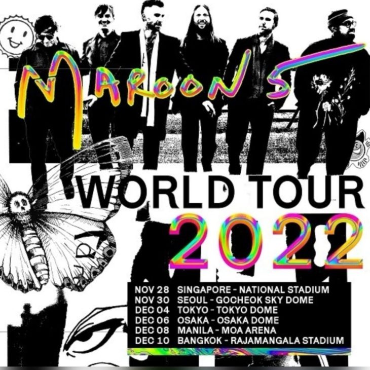 Maroon 5 to return to Manila in December 2022