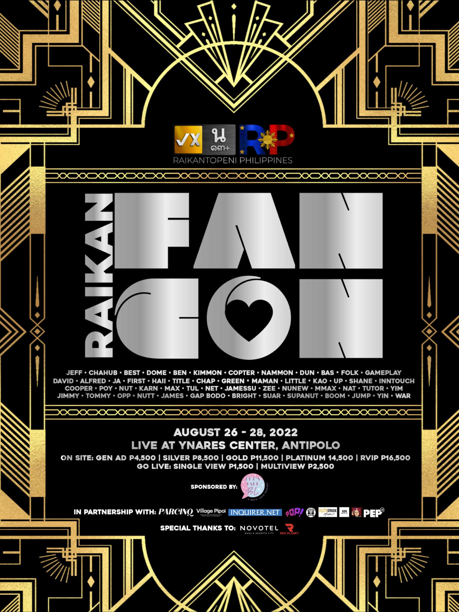 Raikantopeni Philippines Delights BL Fans with Raikan FanCon