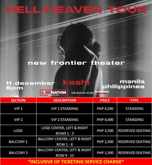 Hell/Heaven Tour keshi live in Manila