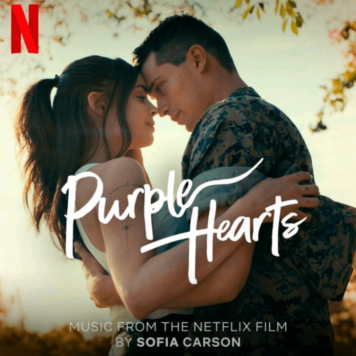 Purple Hearts soundtrack features all new songs written and performed by Sofia Carson