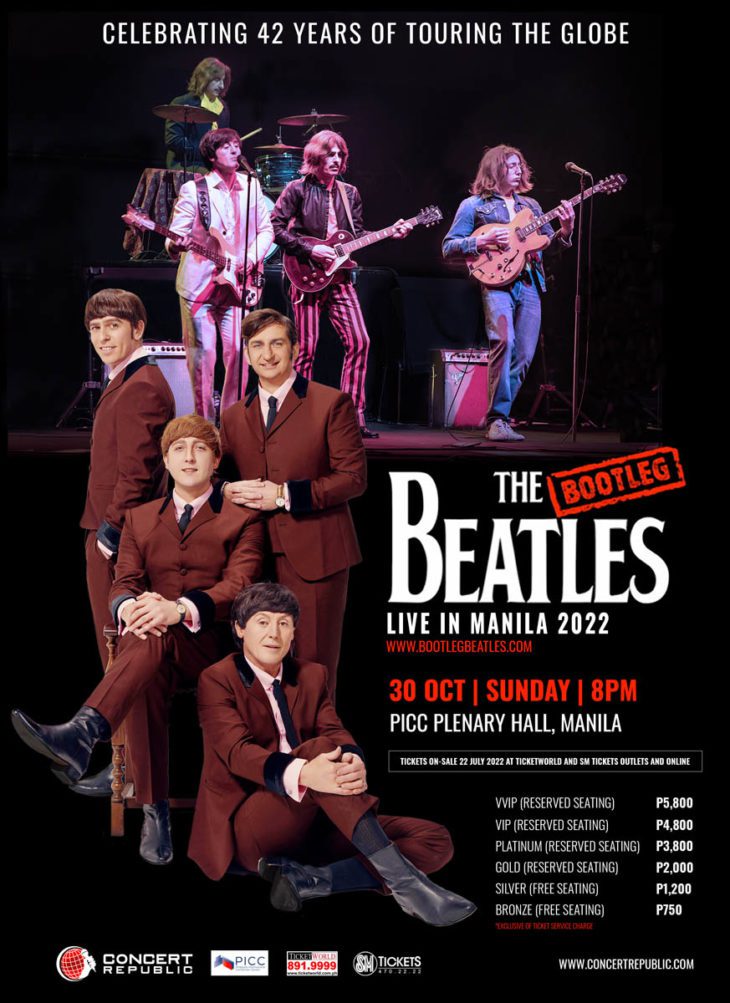 The World-Famous Bootleg Beatles are Coming Back To Manila This October!