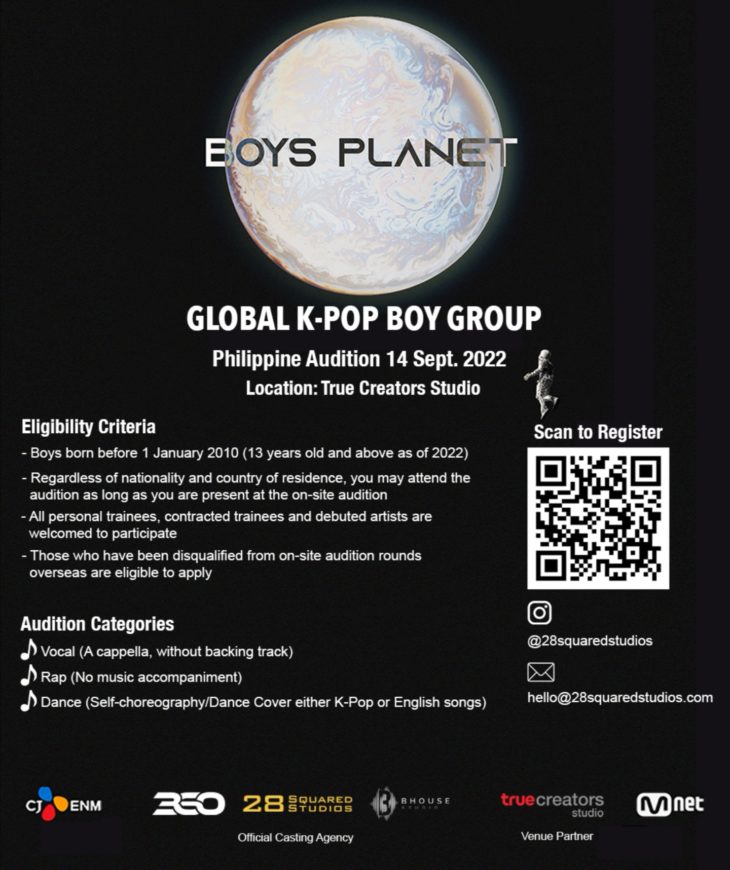 Now is your chance to be part of the next global K-pop boy group