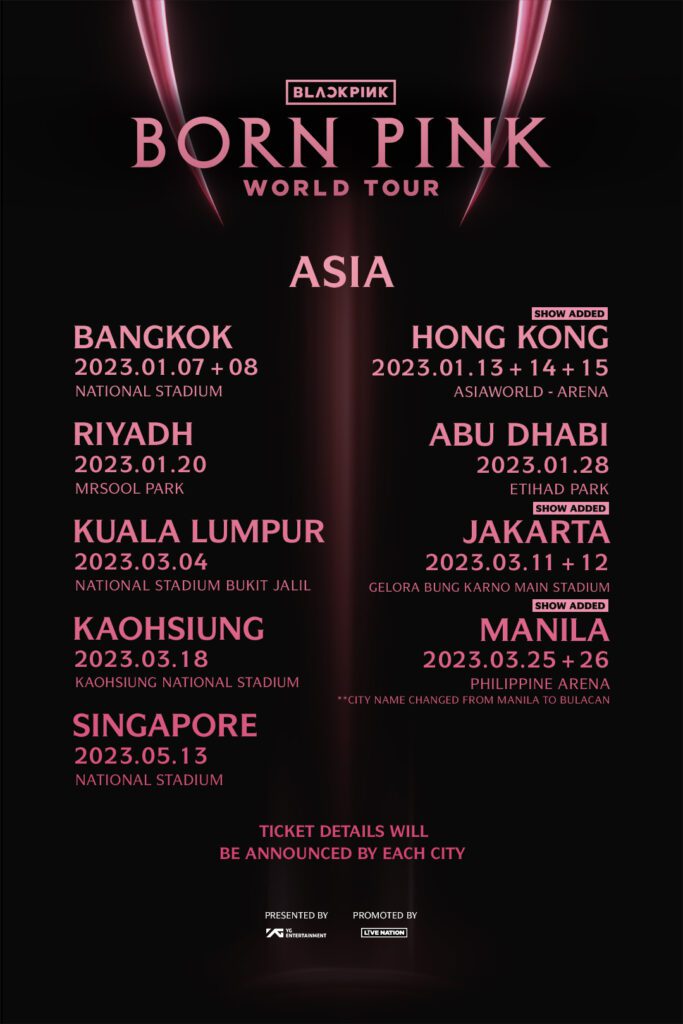 blackpink tour abu dhabi