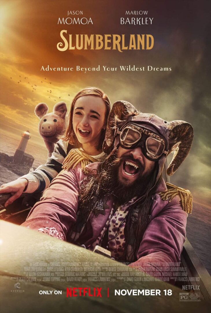 Jason Momoa transports us into his fantasy realm in the Slumberland trailer.