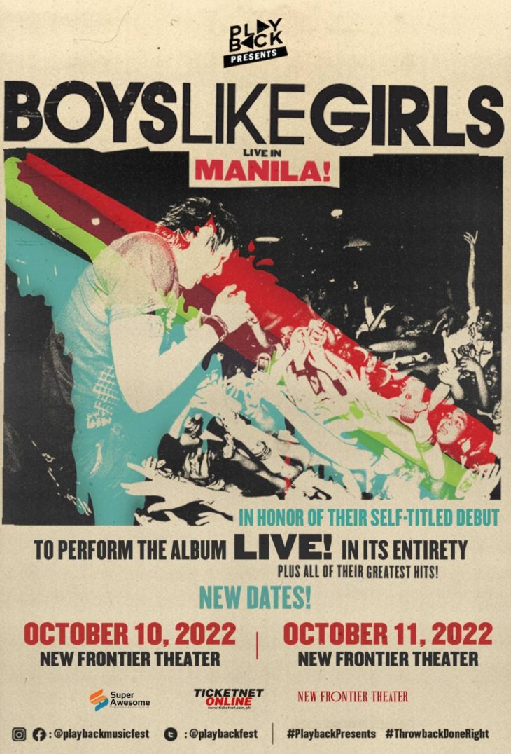 Boys Like Girls Live in Manila 2022