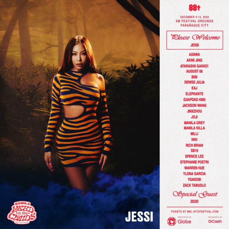 Jessi joins the lineup of Head In The Clouds Festival in Manila