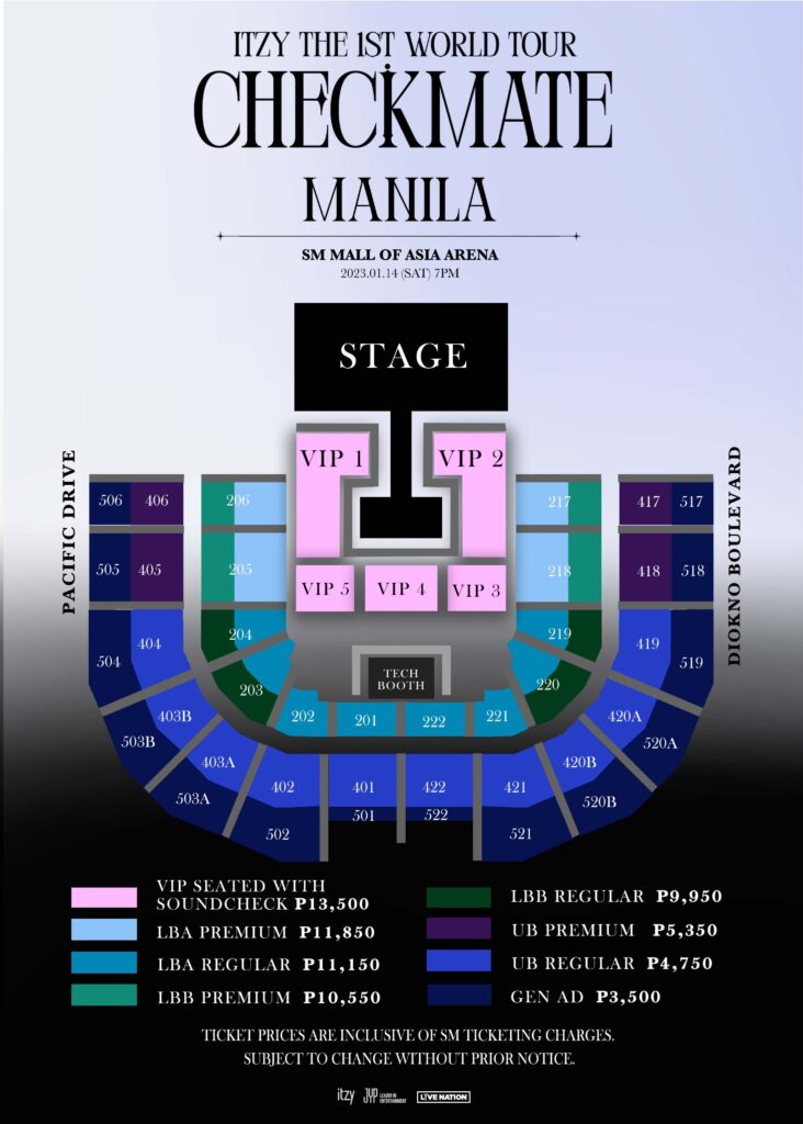 itzy world tour manila ticket price