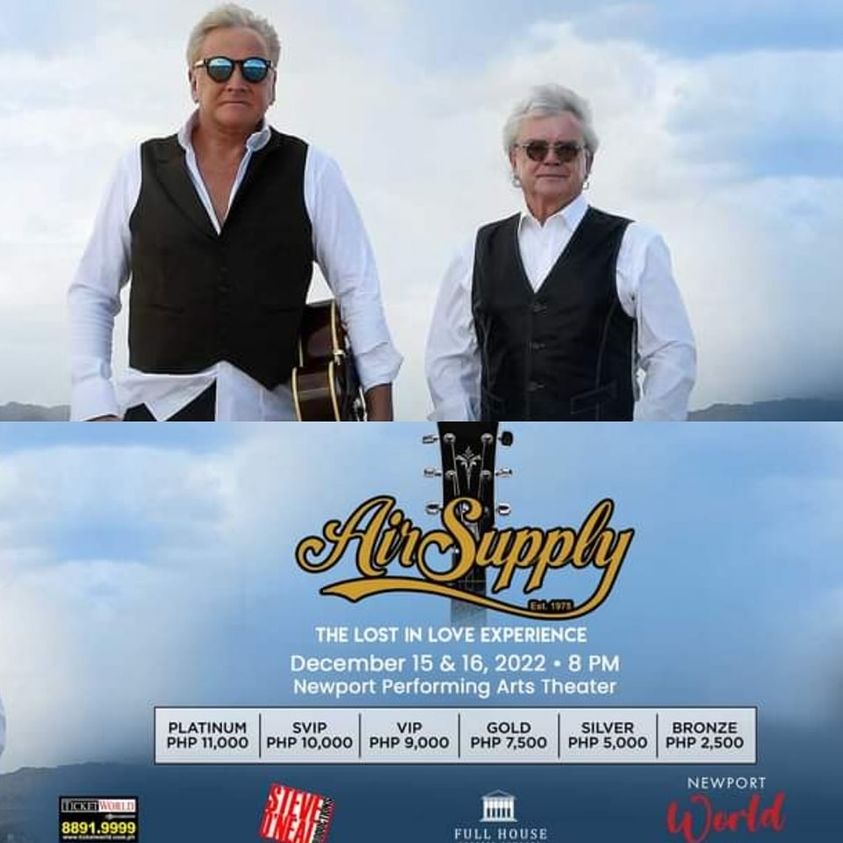 Air Supply Live in Manila 2022 Day 2 Philippine Concerts