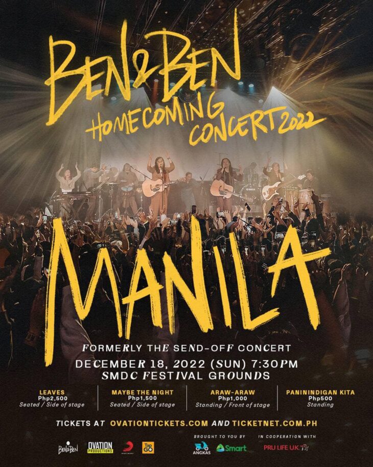 Ben&Ben Concert Philippine Concerts