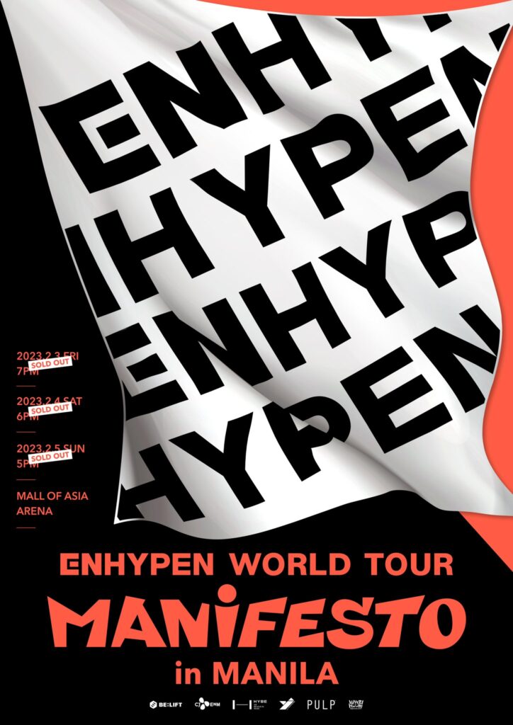 Three-Day ENHYPEN World Tour MANIFESTO in Manila Is Officially ...