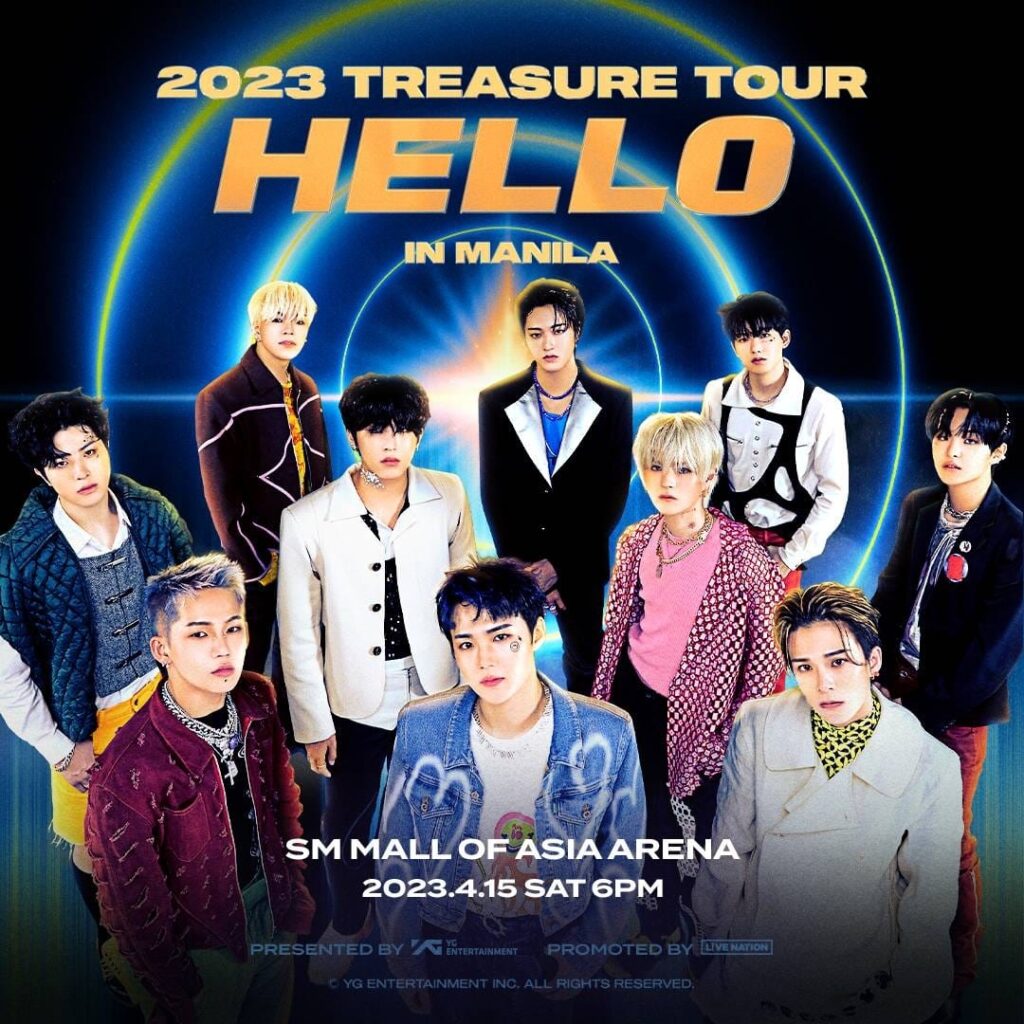 treasure hello tour 2023
