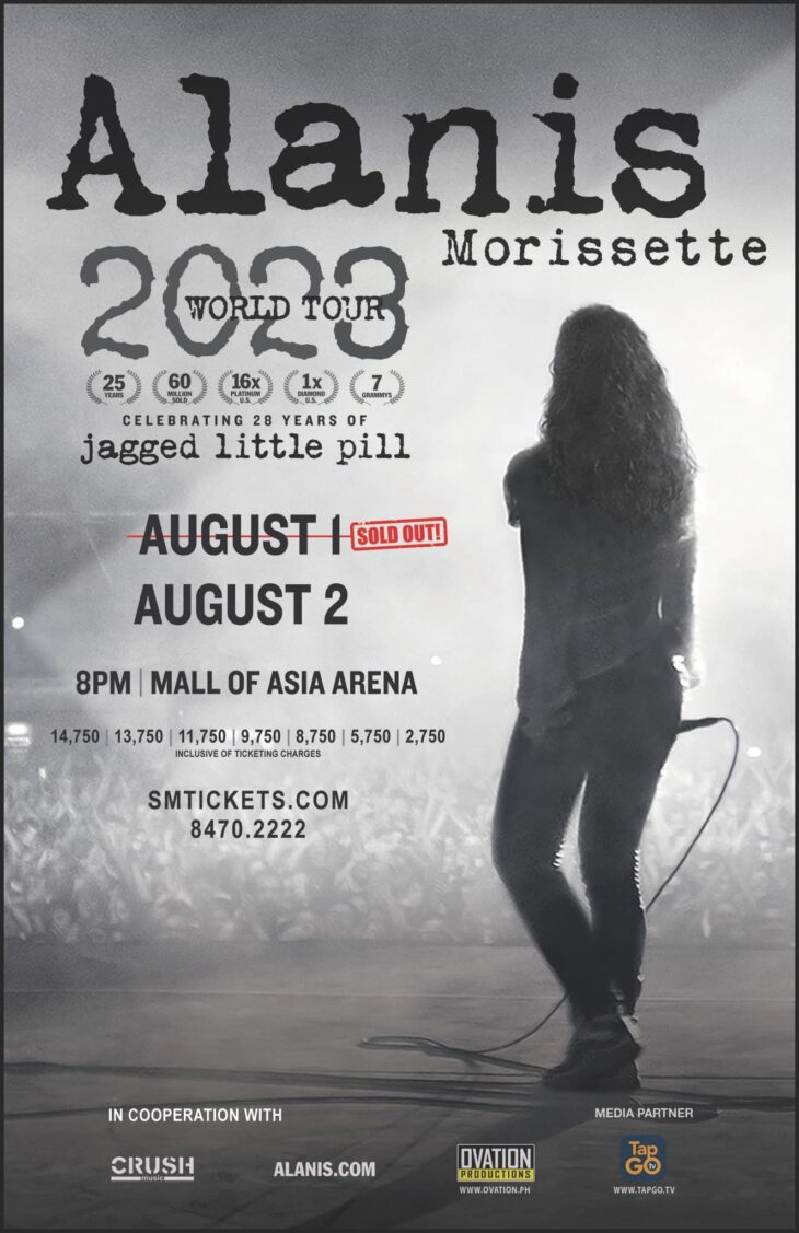 Alanis Morissette Live in Manila 2023 – Aug 2