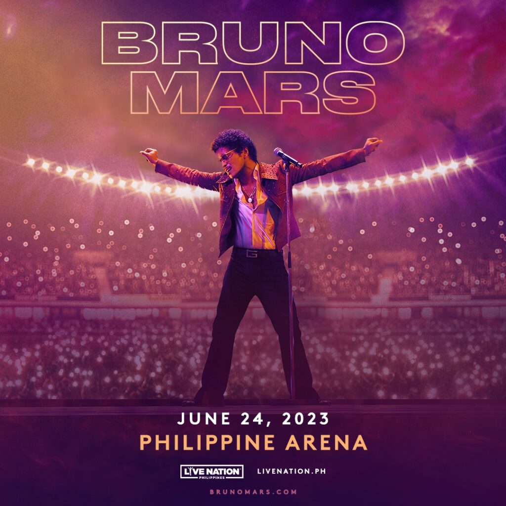Bruno Mars live at the Philippine Arena this June - Philippine Concerts