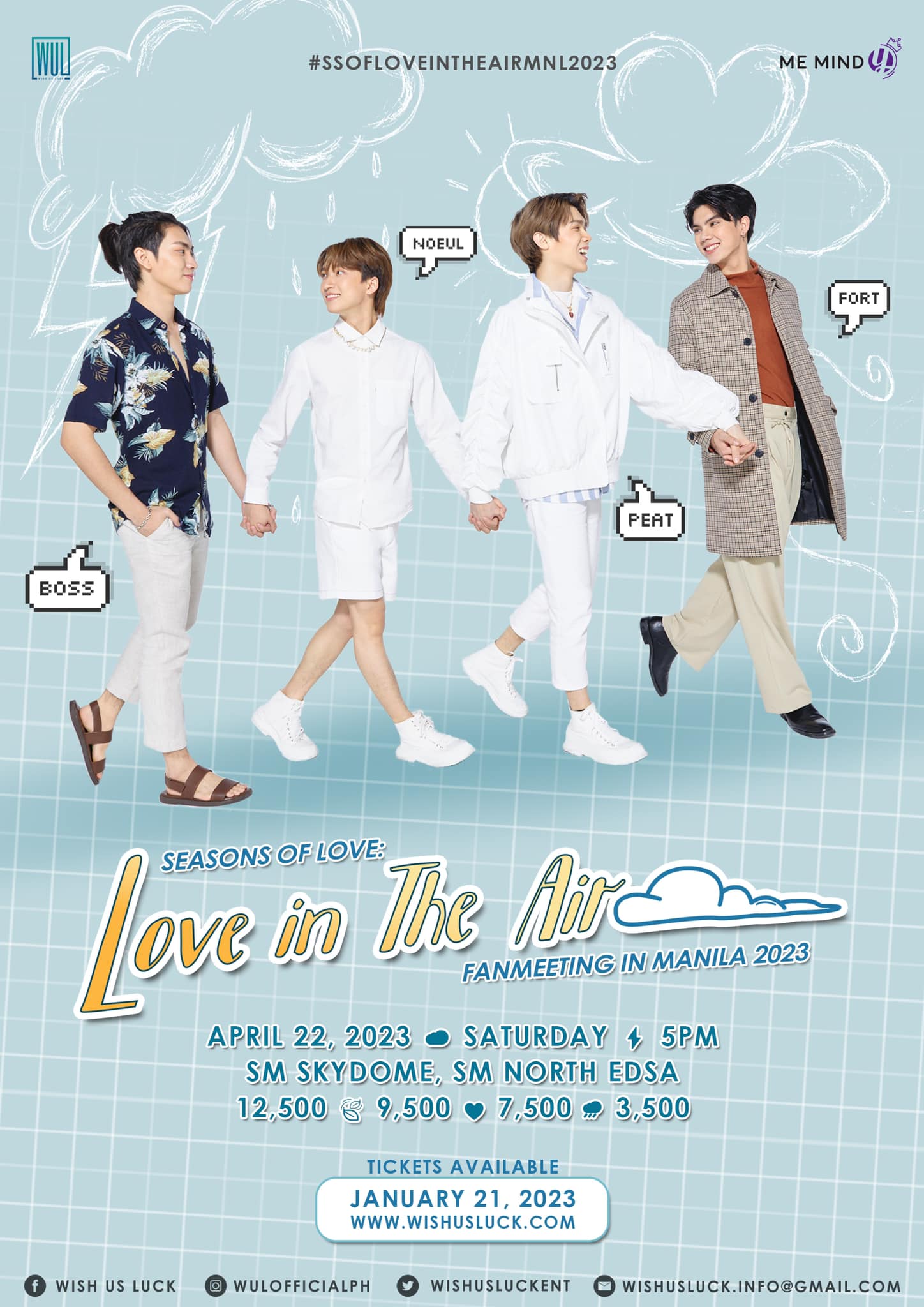"Love in the Air" Cast to Hold Fan Meeting in Manila Philippine Concerts