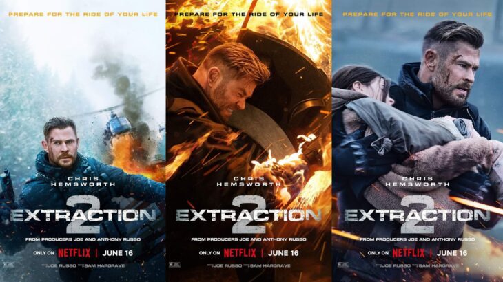 Netflix Releases Action-Packed New Posters for Extraction 2