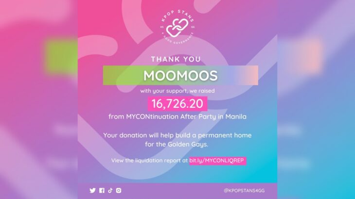 KS4GG’s MAMAMOO After-Party Helps Build Permanent Home for Golden Gays