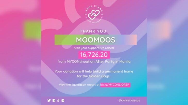 KS4GG’s MAMAMOO After-Party Helps Build Permanent Home for Golden Gays