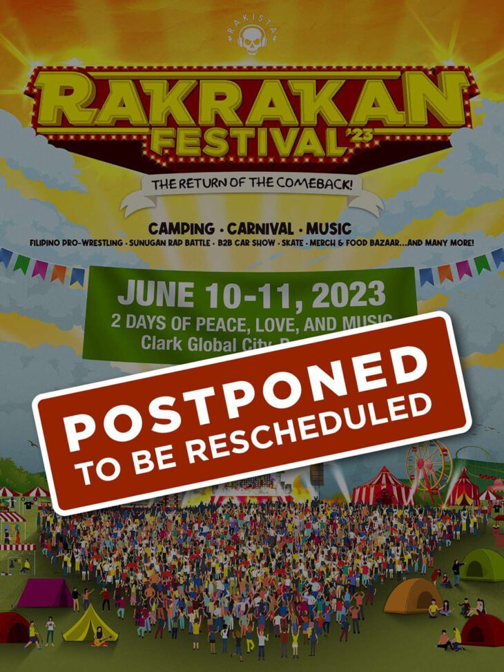 Rakrakan Festival 2023 Event Postponement