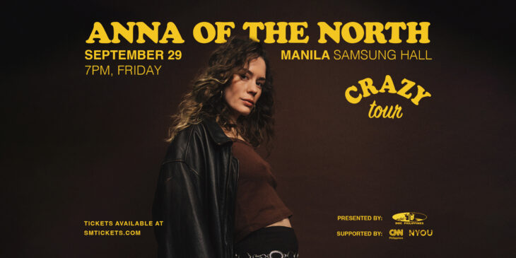 Anna of the North Brings Crazy Tour in Manila this September