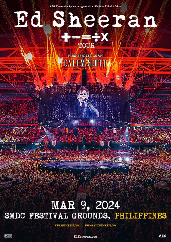 Ed Sheeran Live in Manila 2024 Philippine Concerts