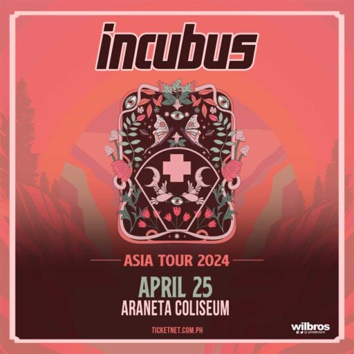 Incubus Coming To Manila for Asia Tour 2024 on April 25 Philippine