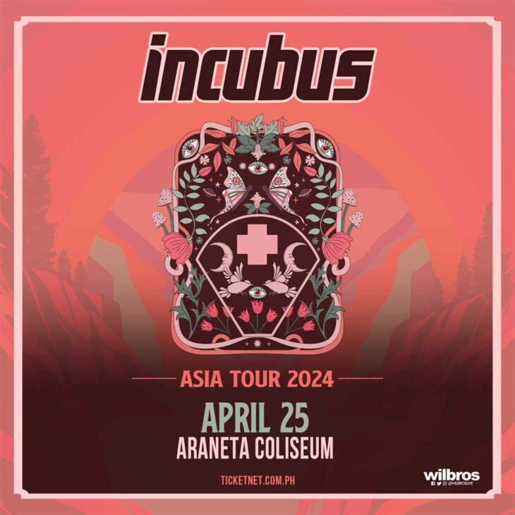 Incubus Coming To Manila for Asia Tour 2024 on April 25