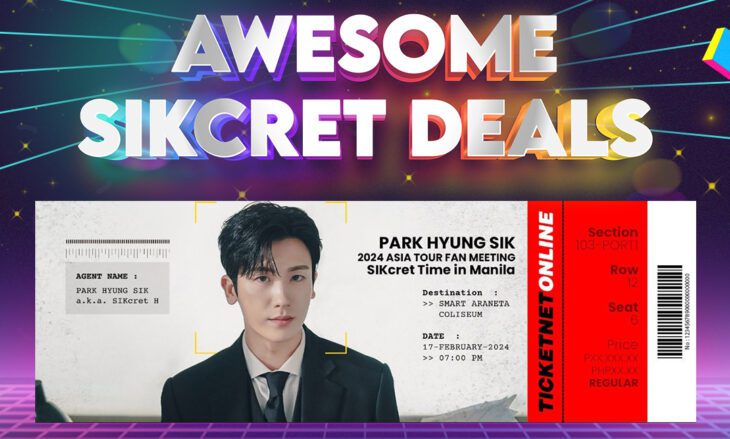 CIGNAL PLAY TO OFFER PREMIUM TICKETS TO PARK HYUNGSIK “SIKcret Time in Manila”