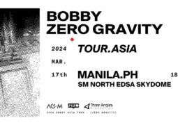 Bobby Brings “Zero Gravity” Tour to Manila in March