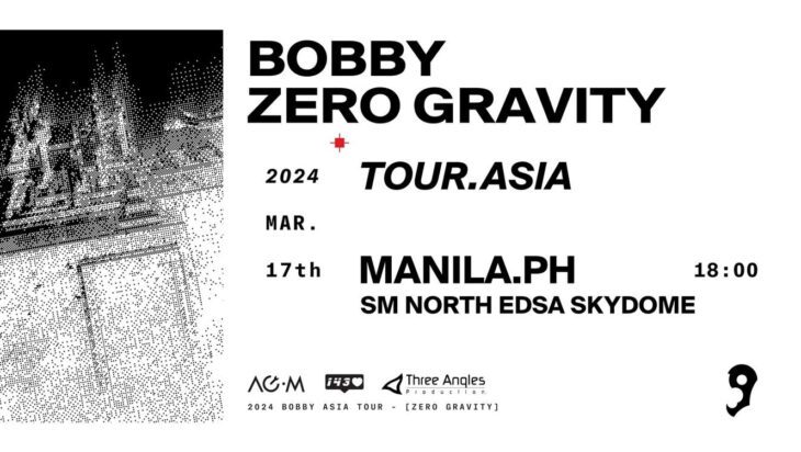 Bobby Brings “Zero Gravity” Tour to Manila in March