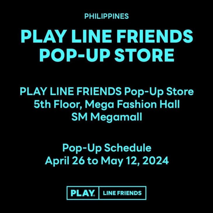 PLAY LINE FRIENDS Pop-up Store mainly featuring TRUZ is set to take over SM Megamall