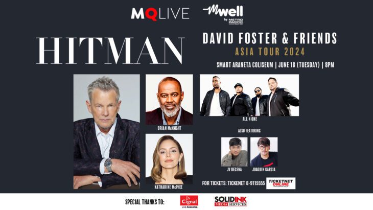 Tickets Now Available for David Foster & Friends Asia Tour in Manila