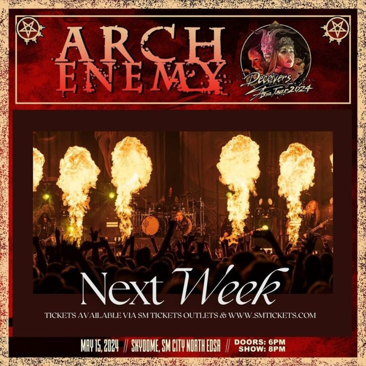 Arch Enemy Live in Manila 2024