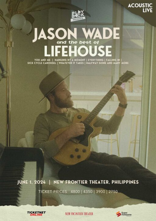 Jason Wade of Lifehouse Live in Manila 2024