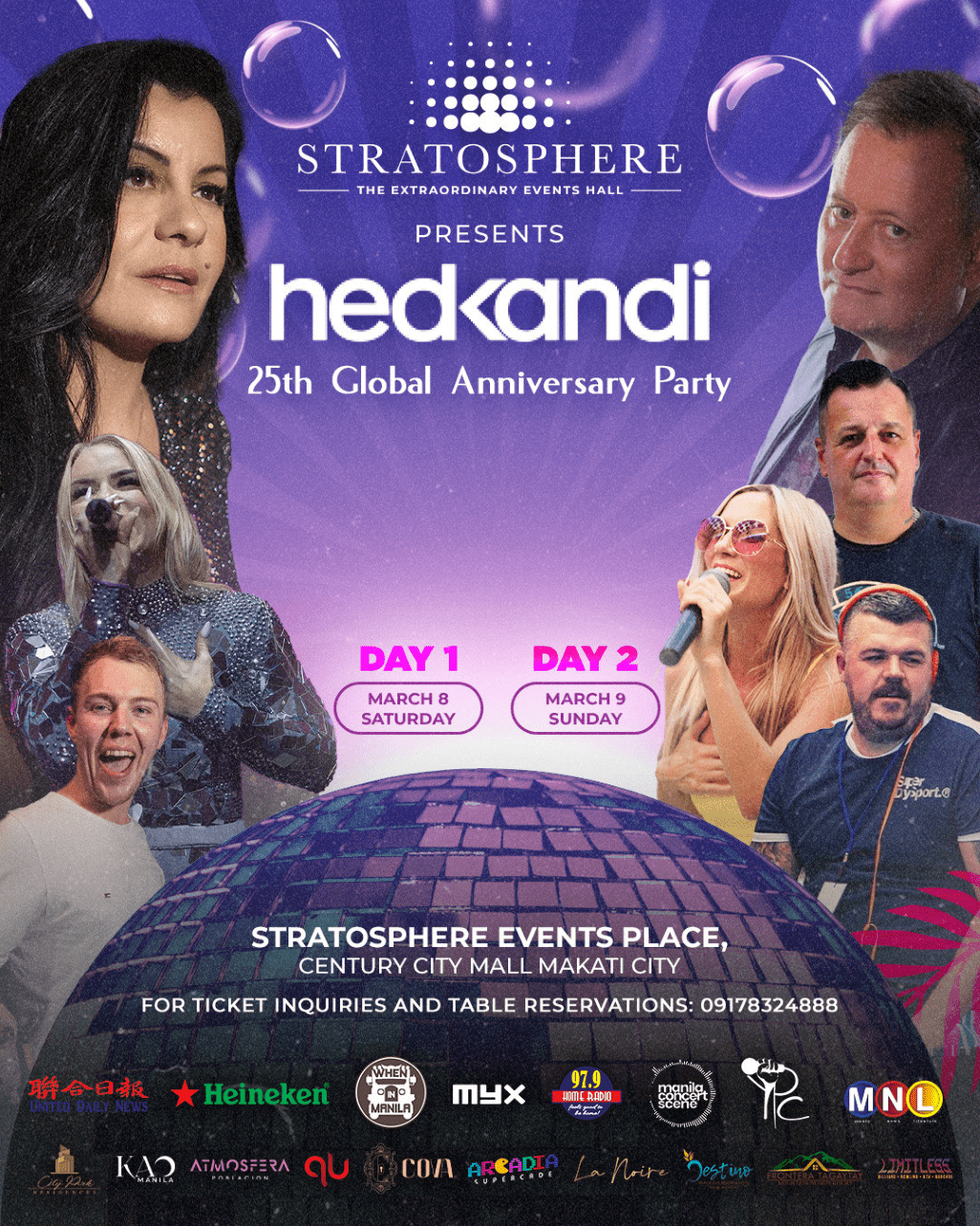 Hedkandi 25th Global Anniversary Party Comes to Stratosphere Events Hall in Manila