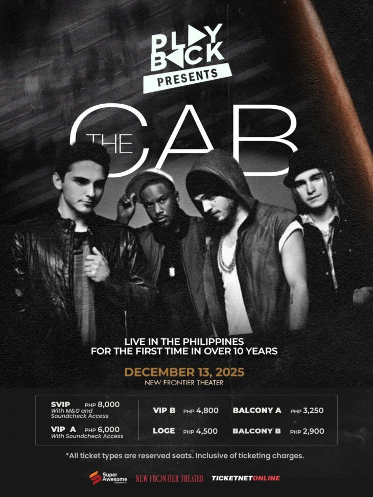The Cab Live in Manila 2025