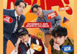 Rob Deniel, Arthur Nery, Amiel Sol, and Adie says TaRAAA this December in Araneta Coliseum