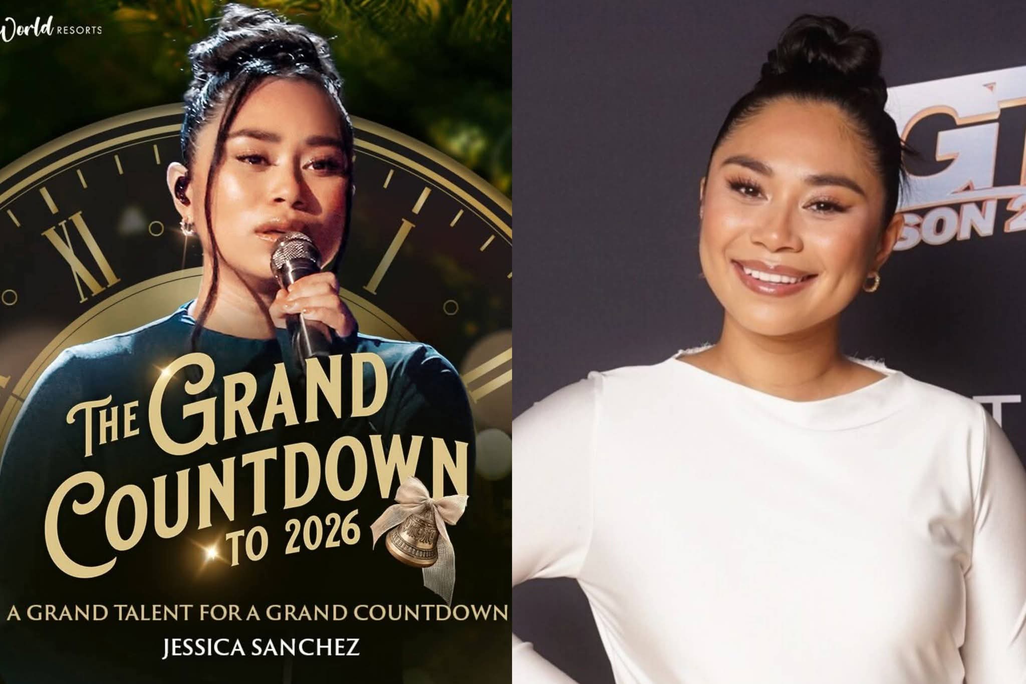 AGT Season 20 Winner Jessica Sanchez to Headline The Grand Countdown to 2026 at Newport World Resorts